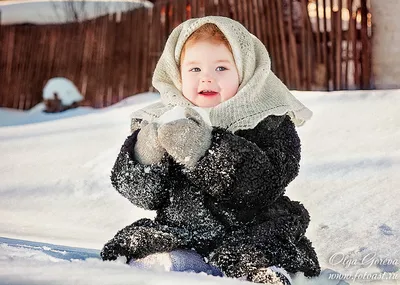 Идеи для фотосессии на улице зимой | MAPI7
