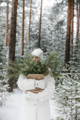 Идеи для фотосессии на природе зимой в преддверии Нового года