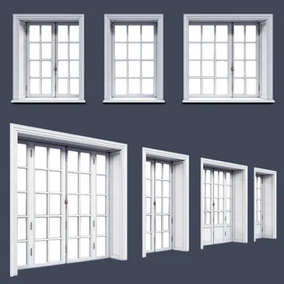 Французские окна 5 - Скачать 3D-модель (16735) | zeelproject.com
