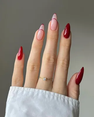 Красный френч, дизайн ногтей: фото стильного маникюра - Рамблер/новости