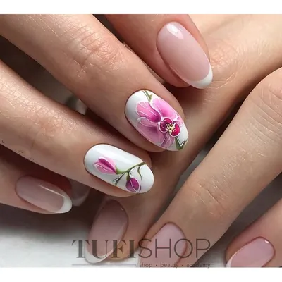 Френч с рисунком 2019: 100+ фото новинок, тенденций и трендов | Trendy nail  design, Fashion nails, Manicure