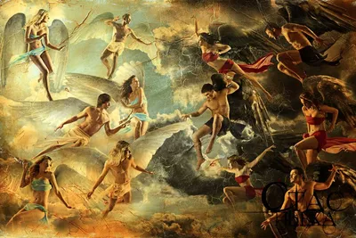File:Ангел. Фрагмент фрески храма Кинцвиси. Конец 12 - начало 13 вв.jpg -  Wikimedia Commons