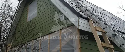 Подбираем материалы для отделки фронтона в доме из бруса — Статьи о  строительстве деревянных домов и бань | СК «Дачный Участок»