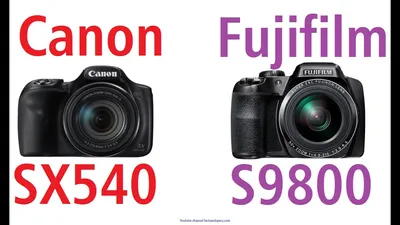 Canon PowerShot SX540 HS vs Fujifilm FinePix S9800 - YouTube