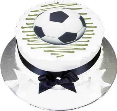 Торт на день рождения фанату футбола на заказ в Москве