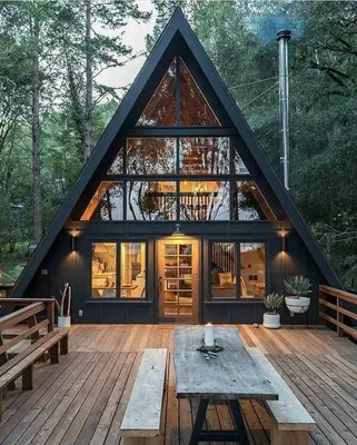 А-образные дома (A-frame house) | ОрловСтрой