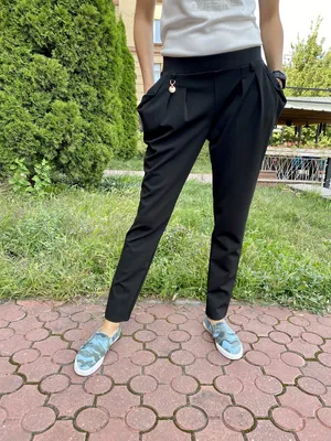 Брюки галифе женские черные зауженные к низу модные (ID#1482792298), цена:  1499.50 ₴, купить на Prom.ua