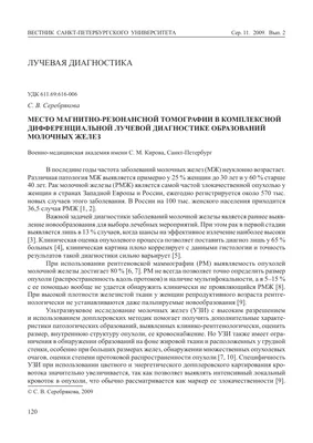 Кисты молочной железы