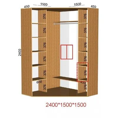 Шкаф-купе \"Танго-2\"(1.5/2.0м): купить в Томске