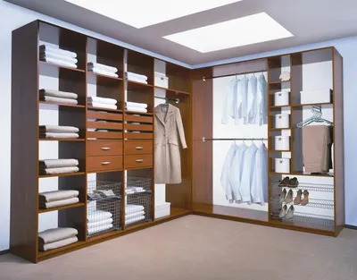 Дизайн гардеробной комнаты: идеи оформления и обустройства, фото интерьеров