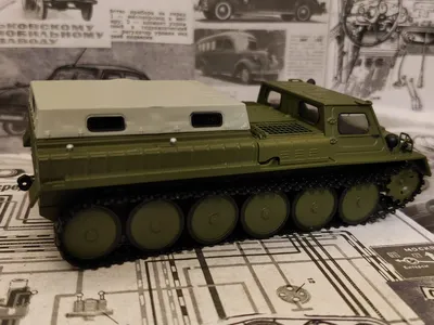 MODEL CARS GAZ-71 GT-SM Crawler Transporter 1:43 Start Scale Models (SSM)