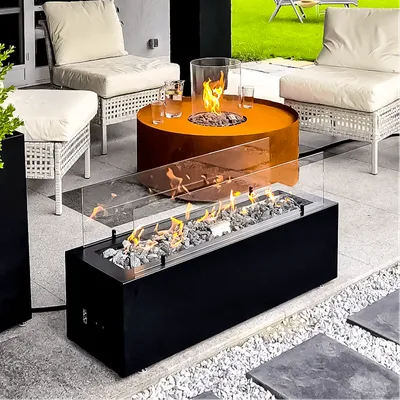 Газовый камин Тру Вижен 1000 RD (M-Design) | Купить в Москве — Flambis