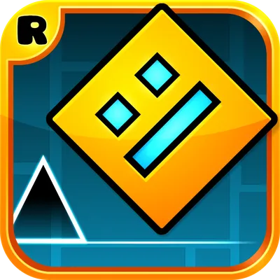 Торт Geometry Dash для игрока 20113622 стоимостью 13 940 рублей - торты на  заказ ПРЕМИУМ-класса от КП «Алтуфьево»