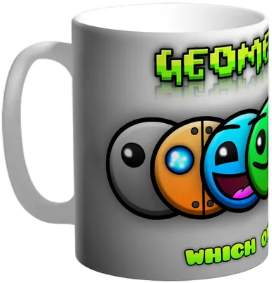 Geometry dash logo on Craiyon