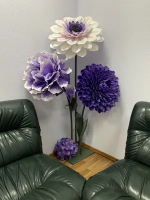 Молды Георгина Café au Lait, Лепестки (3 молда на единой подложке) ⋆  MakeFlowers: интернет-магазин молдов, фоамирана и глины для создания цветов