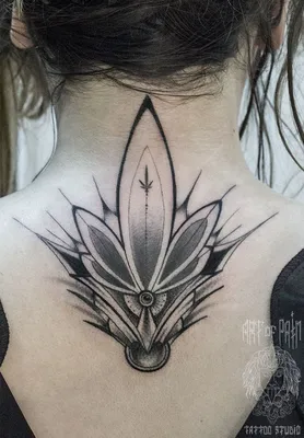 эскиз тату геральдическая лилия 12.11.2018 №007 - sketch tattoo heraldic  lily - tatufoto.com - tatufoto.com