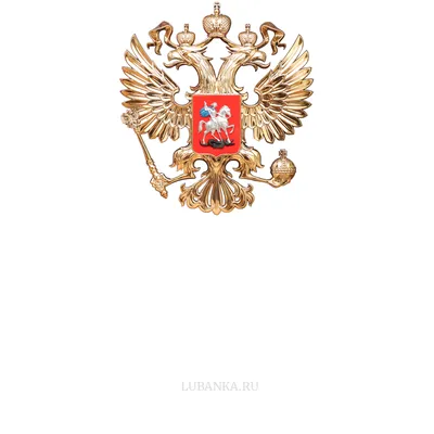 Герб России — раскраска для детей. Распечатать бесплатно.