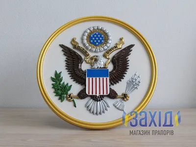 Американский, герб США над деревянными планками Стоковое Изображение -  изображение насчитывающей тождественность, конспектов: 169125509