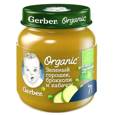 Овощное пюре Gerber Кабачок 80 г купить по цене 35 грн. в интернет-магазине  antoshka.ua