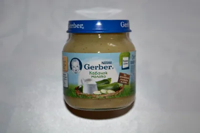 Пюре Gerber Кабачок овощное для детей от 6-ти месяцев 80г купить оптом в  Киеве, Украине | Express Service