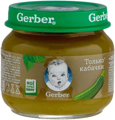 Gerber Пюре Кабачок с 4 мес. 80 г 6 шт. - Акушерство.Ru