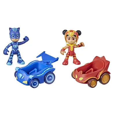 Игровой набор Герои в масках Pj Masks 5 фигурок Кэтбой, Алетт, Гекко, Ромео  и Лунная девочка с быстрой доставкой до дома (г.Алматы) и по всему  Казахстану!