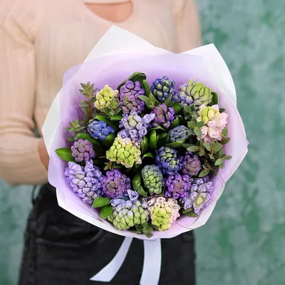 Купить Букет цветов \"Гиацинты\" №160 в Москве недорого с доставкой