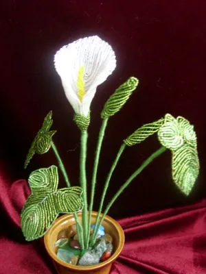 Орхидеи из бисера (130 фото) - легкие схемы и пошаговый мастер-класс для  начинающих