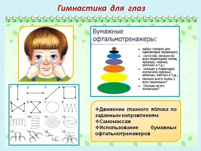 Плакат тренажер Гимнастика для глаз, 400х300 мм, Печатник - купить с  доставкой по выгодным ценам в интернет-магазине OZON (894907361)