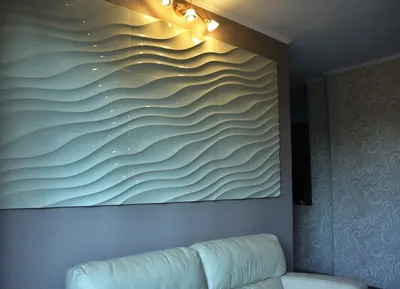 Интерьер в спальне | Фото интерьера гипсовые 3д панели для стен гостинная  спальня кухня прихожая