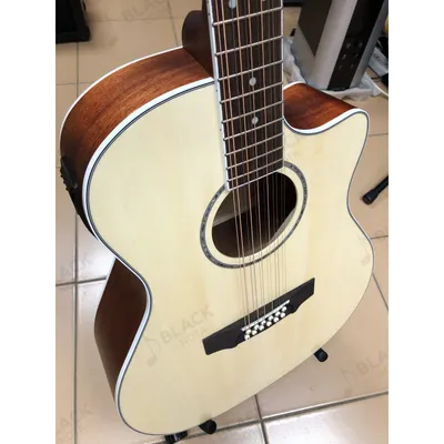 STARSHINE Cutaway Acoustic Electric Guitar Spruce Top 12 String Abalone  Inlay | eBay