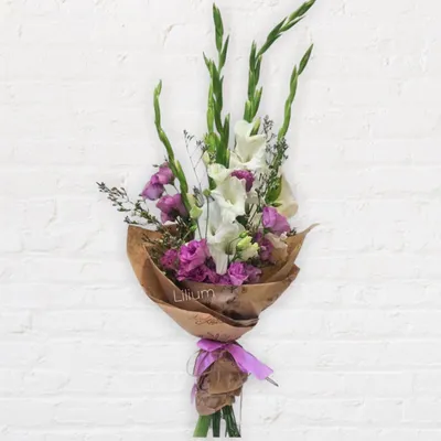 Гладиолусы - букет цветов «BuketOnline»