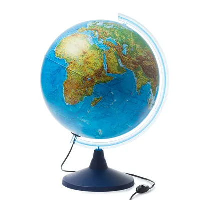 Глобус интерактивный Земли физико-политический с подсветкой 32 см  INT13200288 купить в Новосибирске - интернет магазин Rich Family
