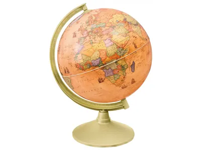 Глобус школьный. Карта мира. School globe. World map. Vector icon in flat  style. Stock Vector | Adobe Stock