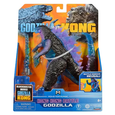 Фигурка Godzilla vs. Kong Годзилла с боевыми ранами и лучом (35353) цены в  Киеве и Украине - купить в магазине Brain: компьютеры и гаджеты