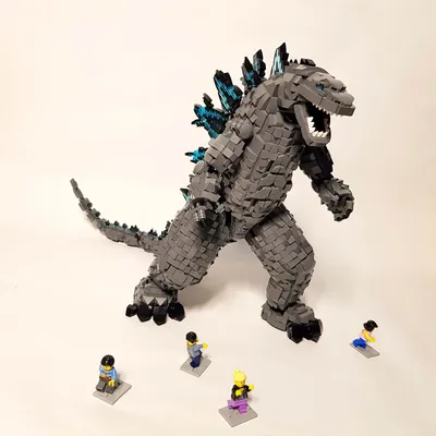 Шикарная Годзилла из Lego | Пикабу