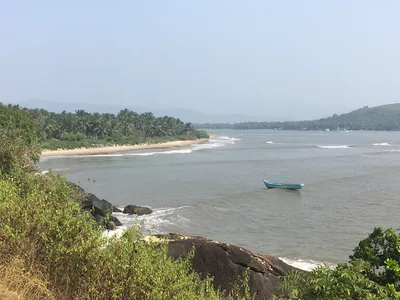 India, Karnataka, Gokarna, Om Beach Stock Photo - Alamy