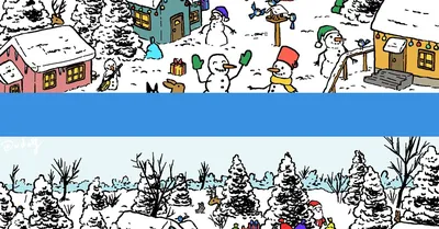 Тест на внимательность: найдите снеговика за 15 секунд