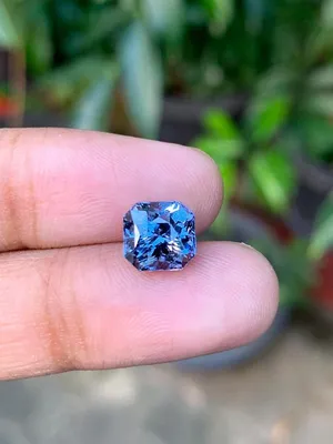 Синяя шпинель, квадратная, граненая, подушка с изображением драгоценного  камня огранки, голубая шпинель, драгоценный камень, несколько размеров на  выбор, C37L | AliExpress