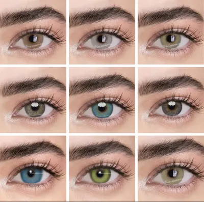 Цветные контактные линзы Bio-essense - «Чего ожидать от цветных контактных  линз за 250 рублей? Ещё и с диоптриями! 4 оттенка на моих темно-карих глазах  » | отзывы