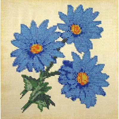 Голубые цветы ромашки 2 3D Модель $10 - .fbx .3ds .c4d .dae - Free3D