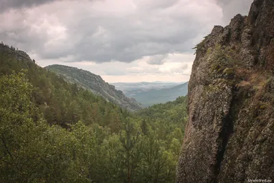 Горное ущелье, хребет Яманкая и петроглиф Птица — Ураловед