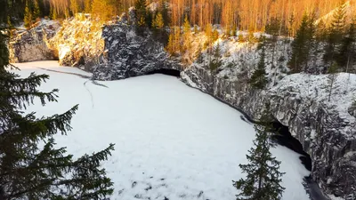 База отдыха в мраморном каньоне Рускеала в Карелии | Окрестности парк-отеля  Сорола