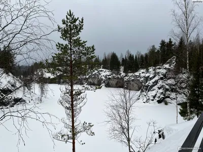 Горный парк Рускеала зима (58 фото) - 58 фото