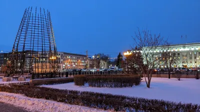 Иркутская область Зима Церковь Николая Чудотворца Звонница Фотография