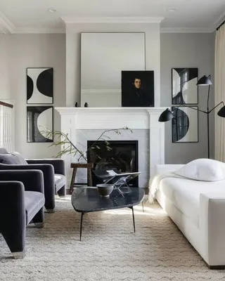 Черный интерьер в гостиной: идеи дизайна, сочетания цветов и материалы, 30+  фото