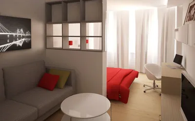 Совмещаем гостиную и спальню: как правильно зонировать маленькую квартиру |  Мебель 169 - о дизайне и ремонте | Дзен