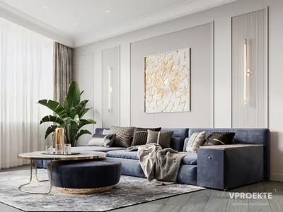 Розовый цвет в гостиной: 40+ примеров | myDecor