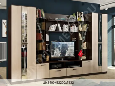 Продажа ☆ Гостиная Венеция Венге ☆ Мебельная фабрика БТС