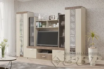 Гостиная Венеция глянец белый - 68240 р, бесплатная доставка, любые размеры